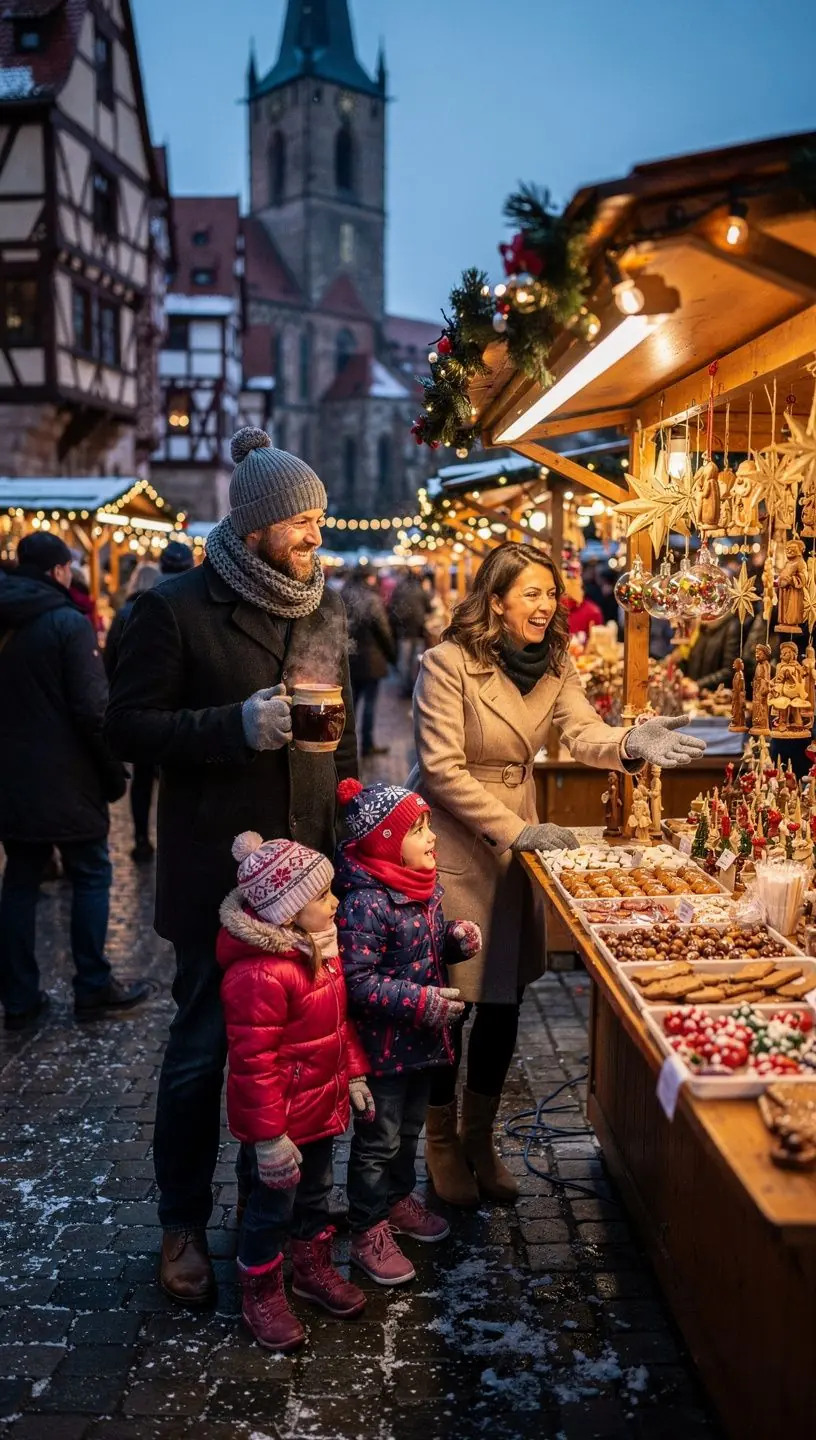 Kinder spielen in einem zugänglichen Park mit Spielplatz.